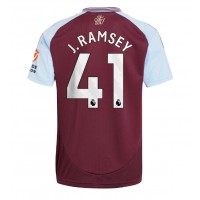 Fotballdrakt Herre Aston Villa Jacob Ramsey #41 Hjemmedrakt 2024-25 Kortermet